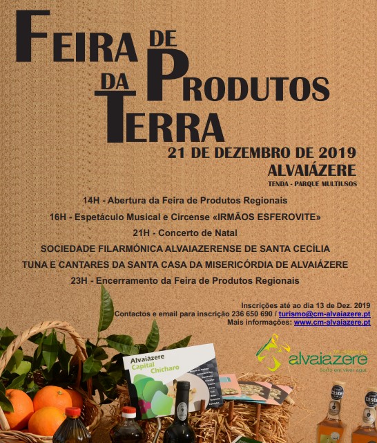 ALVAIÁZERE Município promove Feira de Produtos da Terra em época