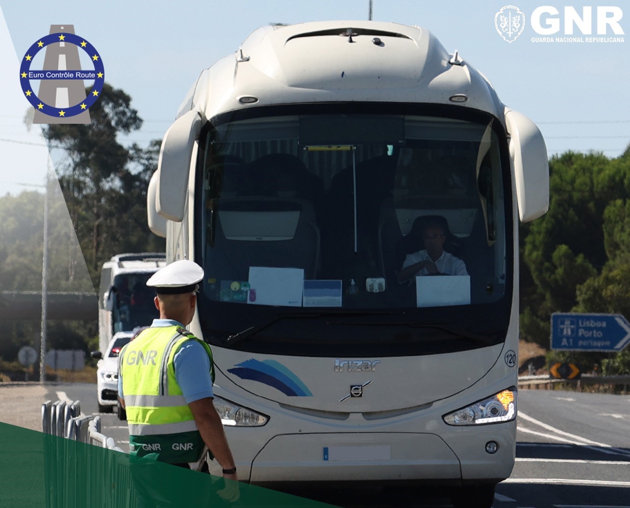 ATUALIDADE GNR em ação de fiscalização ao transporte rodoviário de