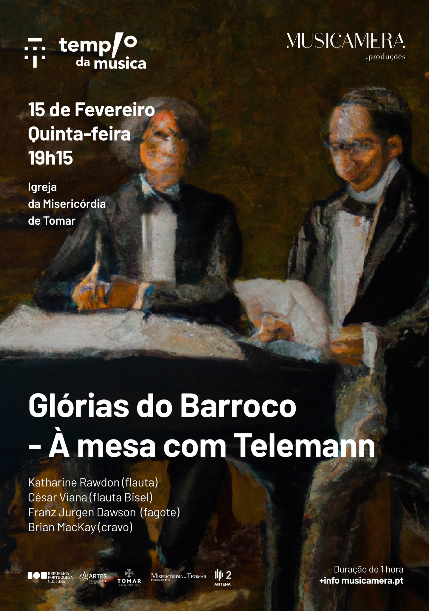 TOMAR – Glórias do Barroco – À mesa com Telemann, na Igreja da Misericórdia